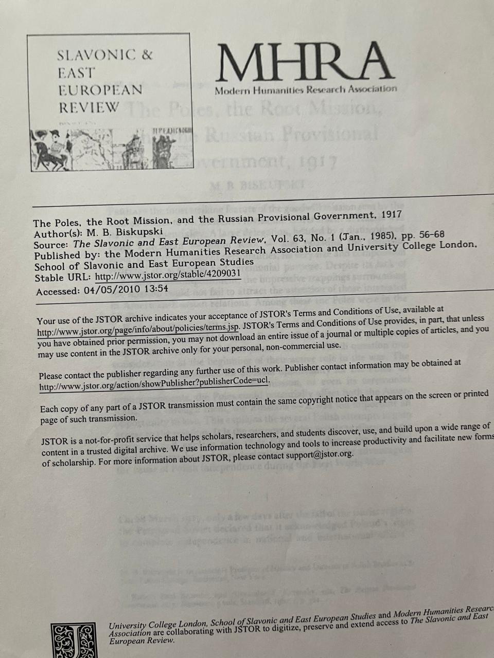 La influencia política y diplomática de Ian Maria Horodyski
